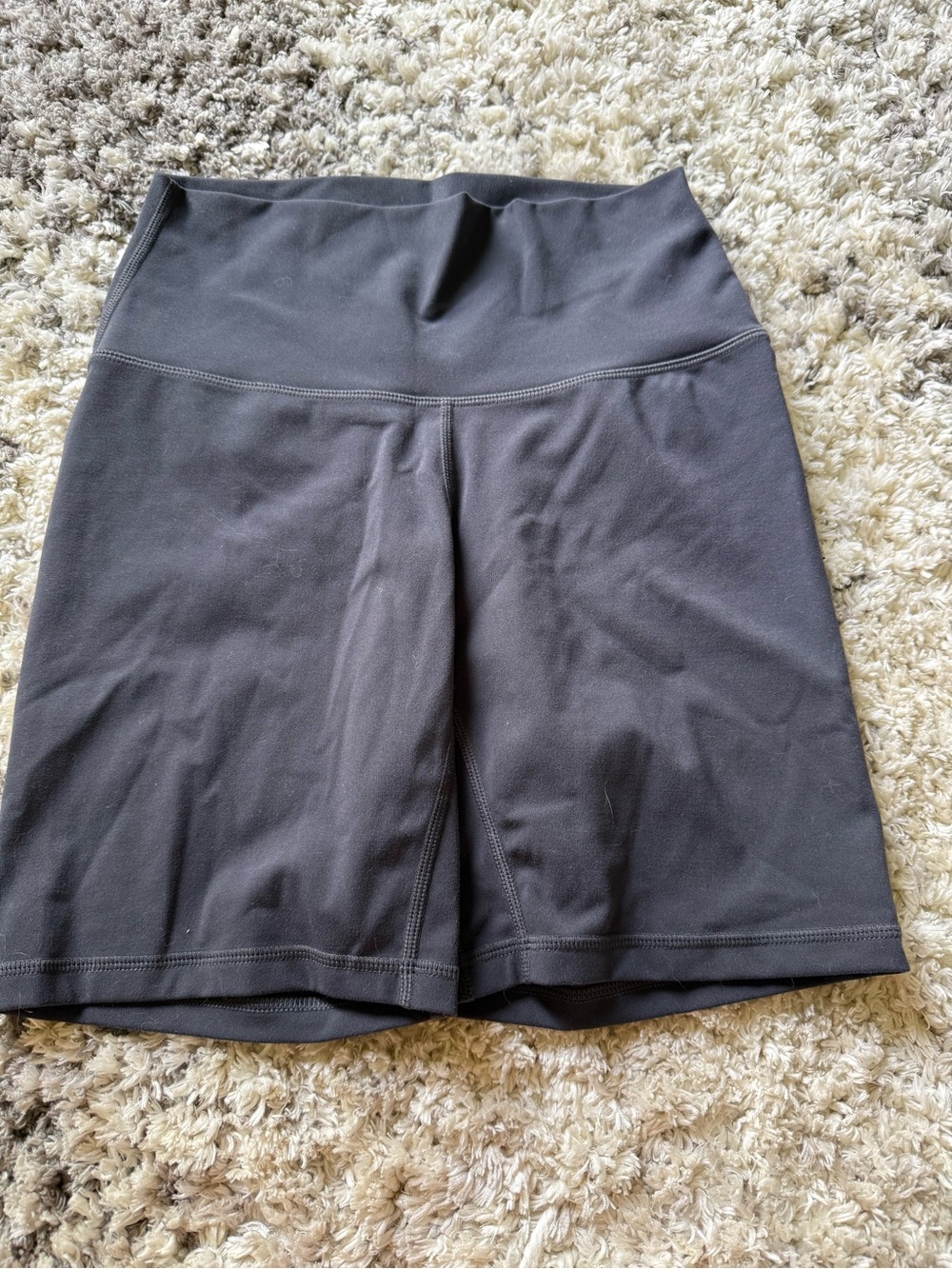 Amazon Women's Black High-Waist Bike Shorts